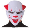 GP1158 – Clown Fratze Maske Halloween Horror – Farbe: Weiß