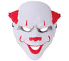 GP1158 – Clown Fratze Maske Halloween Horror – Farbe: Weiß