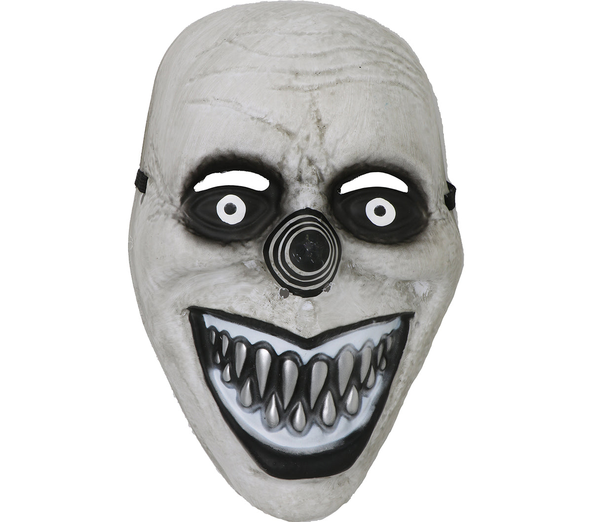 GP1161 – Clown Horror Fratze Albtraum Maske Zirkus – Farbe: Weiß