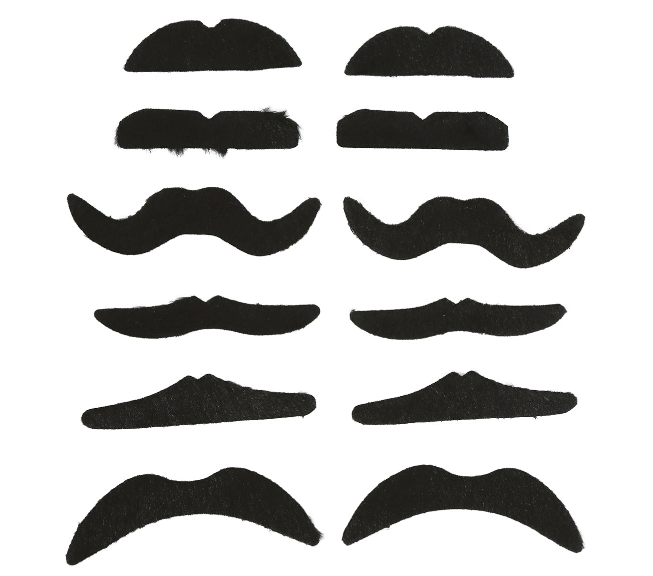 GP11937 – Cowboys 20s Charme Schnurrbart Set – Farbe: Schwarz