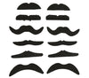 GP11937 – Cowboys 20s Charme Schnurrbart Set – Farbe: Schwarz