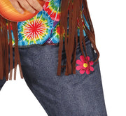 Hippie Kostüm für Herren mit Fransenweste, Bild 6