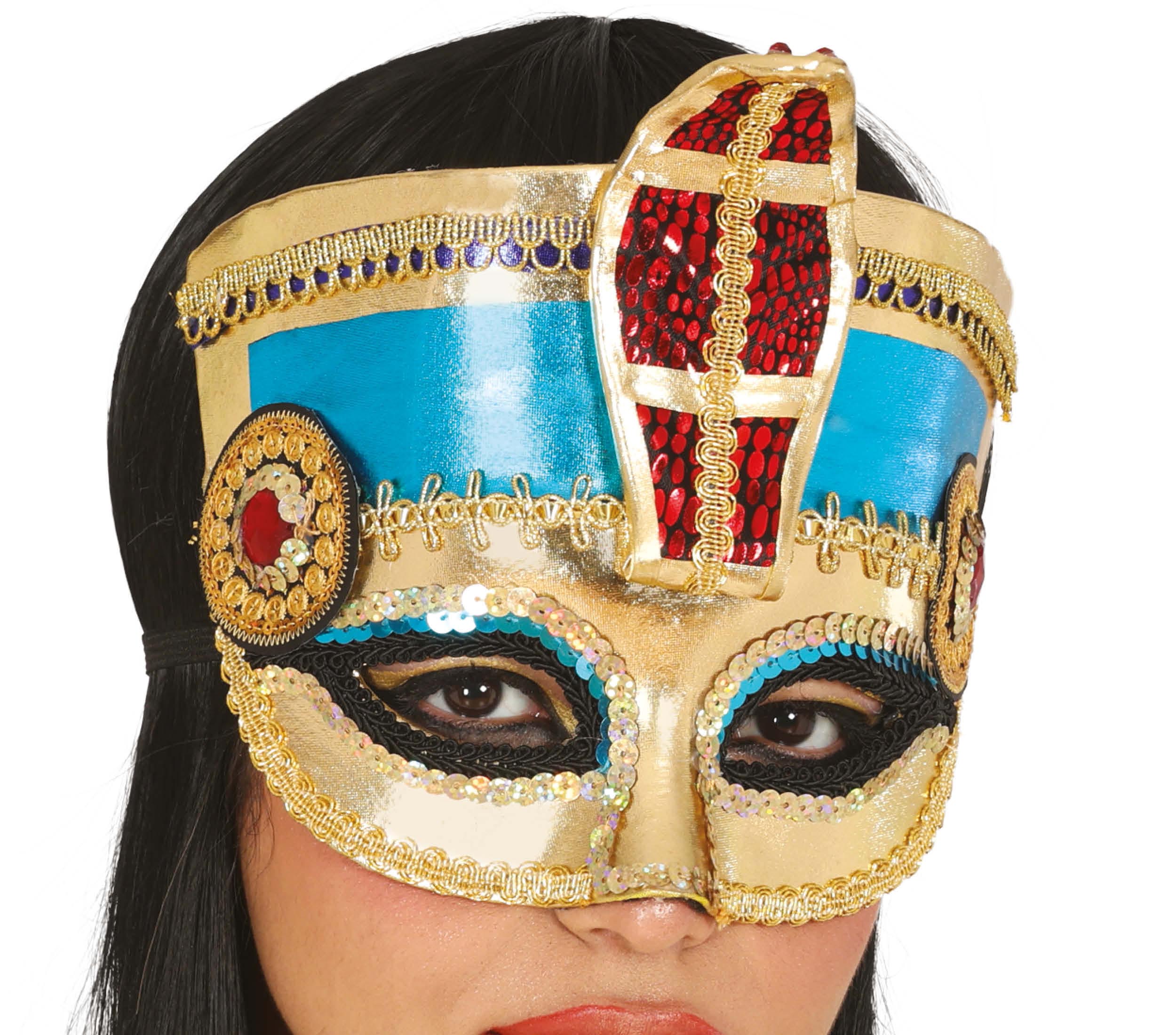 GP12000 – Ägypten Maske Cleopatra Pharaonin – Farbe: Gold