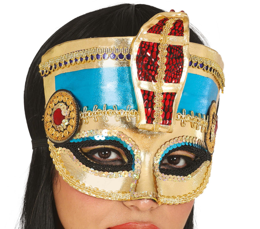 Pharao Augenmaske für Erwachsene gold