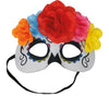 GP12004 – Mexiko Halloween Maske Blumen Mystische – Farbe: Weiß