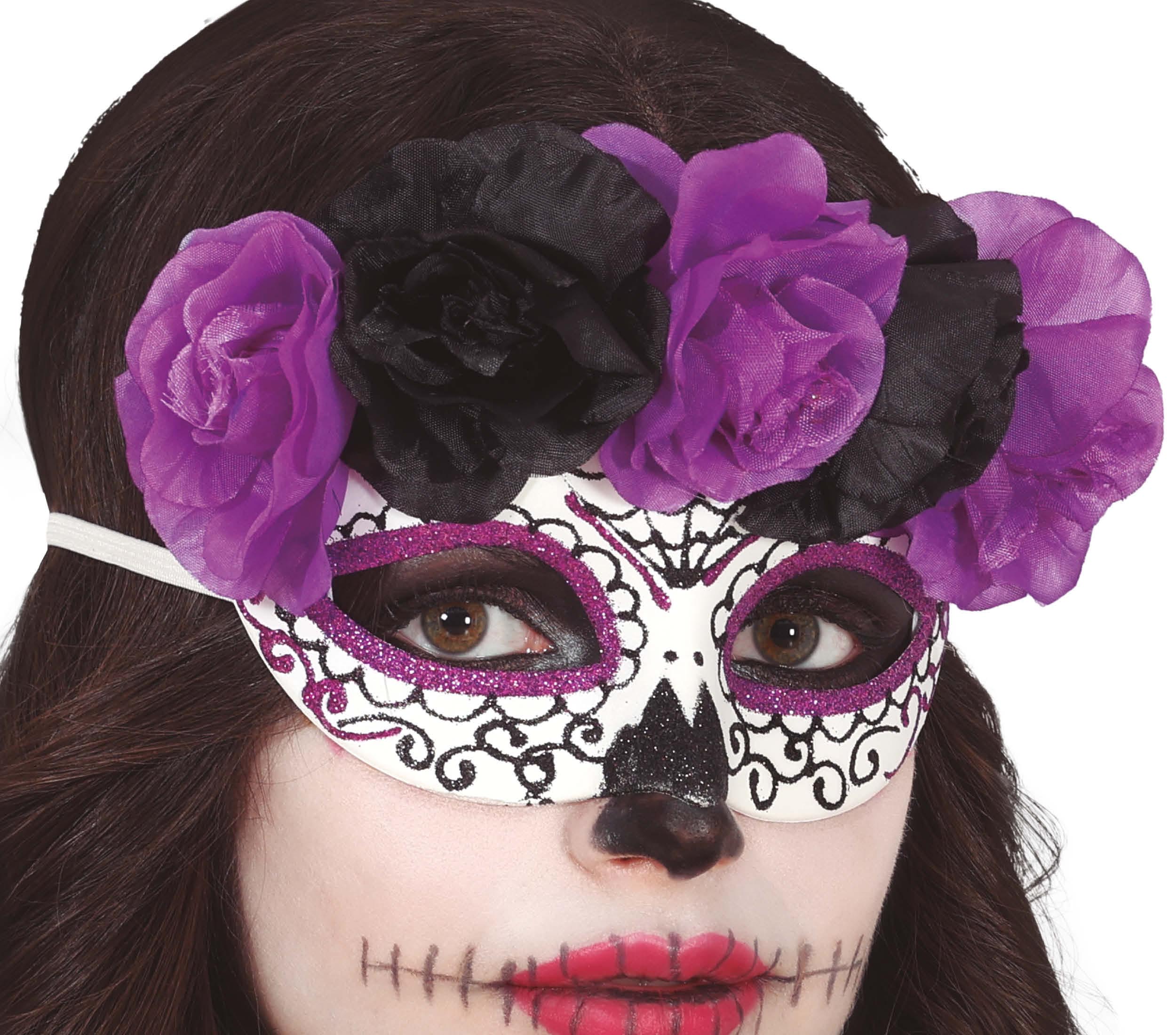 GP12006 – Mexiko Halloween Augenmaske – Farbe: Schwarz
