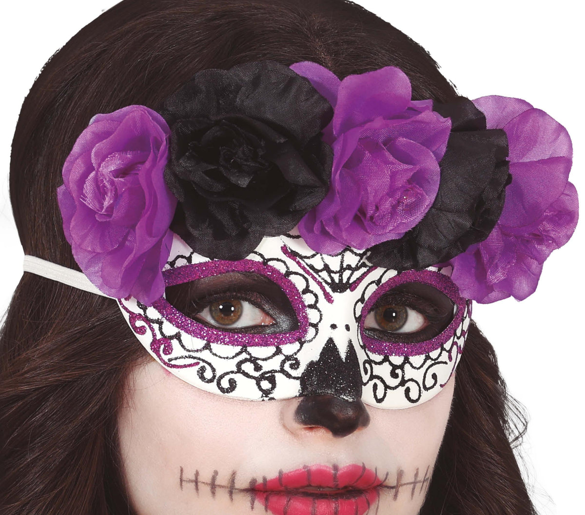 GP12006 – Mexiko Halloween Augenmaske – Farbe: Schwarz