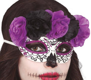 Catrina Augenmaske für Damen lila schwarz, Bild 1