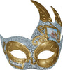 GP12008 – Karneval Venezianische Maske Gold – Farbe: Gold