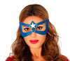 GP12018 – Superheld Maske Blau Karneval – Farbe: Blau