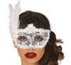 GP12021 – Karneval Venedig Marquisen Maske Edel – Farbe: Silber