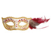 GP12022 – Karneval Venedig Augenmaske Goldene – Farbe: Weiß