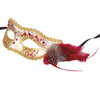 GP12022 – Karneval Venedig Augenmaske Goldene – Farbe: Weiß