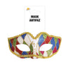 GP12023 – Karneval Venezianische Maskerade Bunte Augenmaske – Farbe: Mehrfarbig