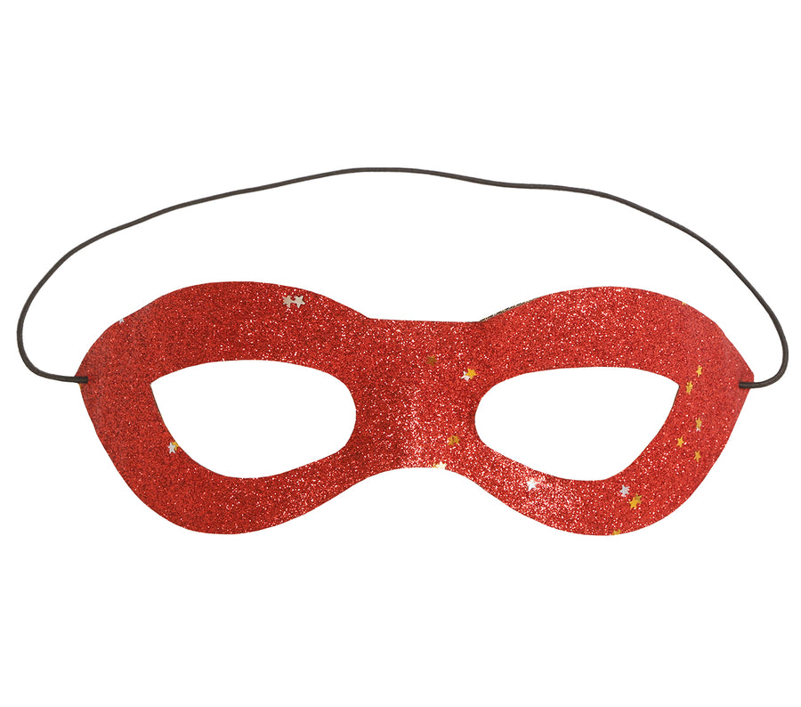 GP12024 – Karneval Abenteuerfigur Party Maske – Farbe: Rot, Ansicht 2