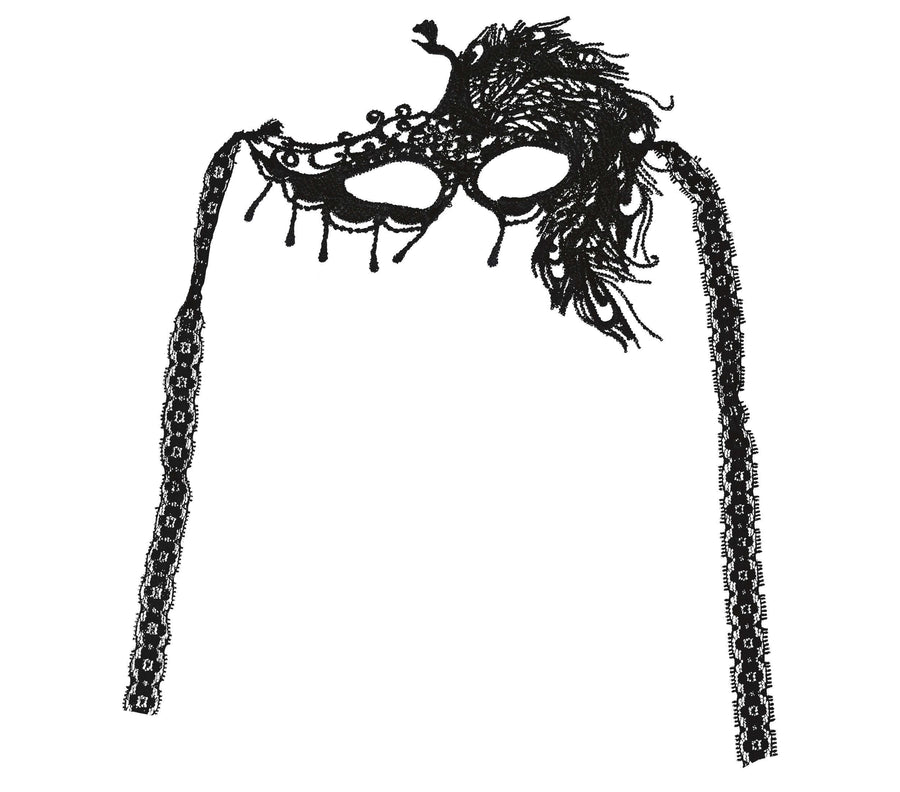 GP12029 – Karneval Von Venedig Maske – Farbe: Schwarz, Ansicht 2