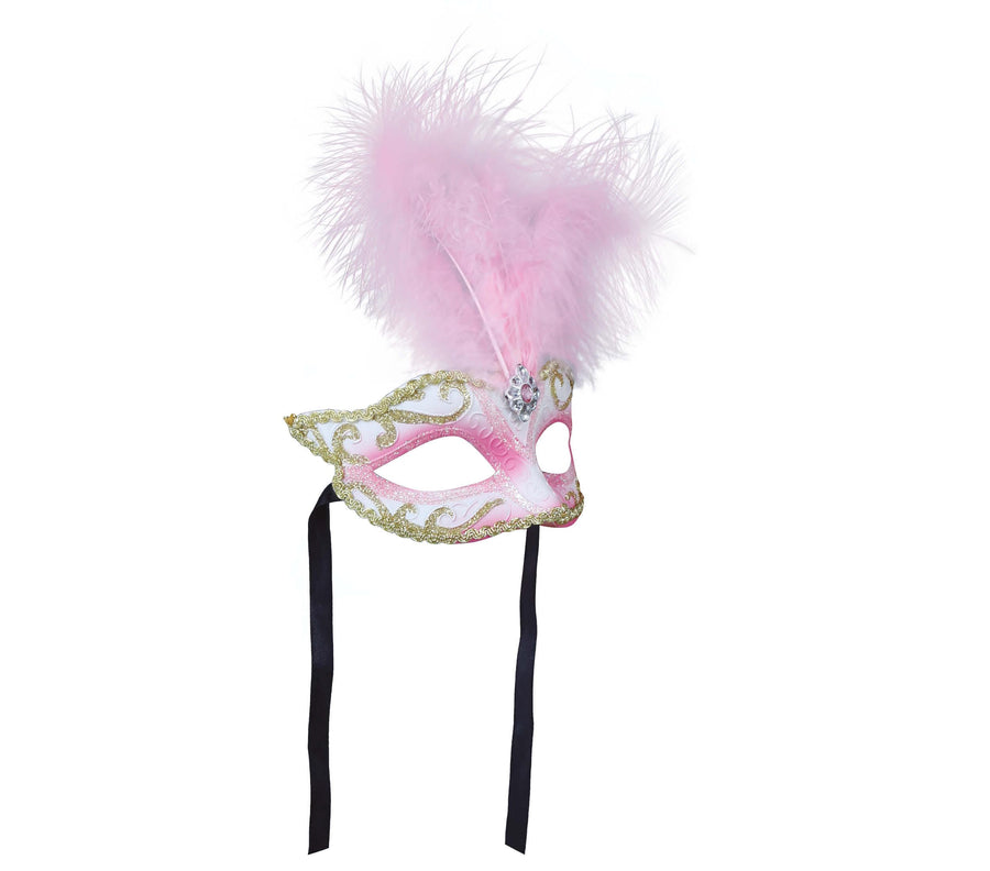 GP12048 – Karneval Von Venedig Rosa – Farbe: Weiß, Ansicht 2