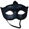 GP12051 – Karneval Venedig Stilvolle Schwarze Augenmaske – Farbe: Schwarz