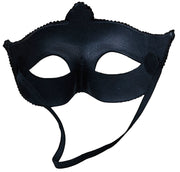 Venedig Augenmaske für Damen schwarz mit Glitzer, Bild 3