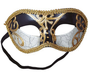Venedig Augenmaske für Damen schwarz weiß, Bild 1