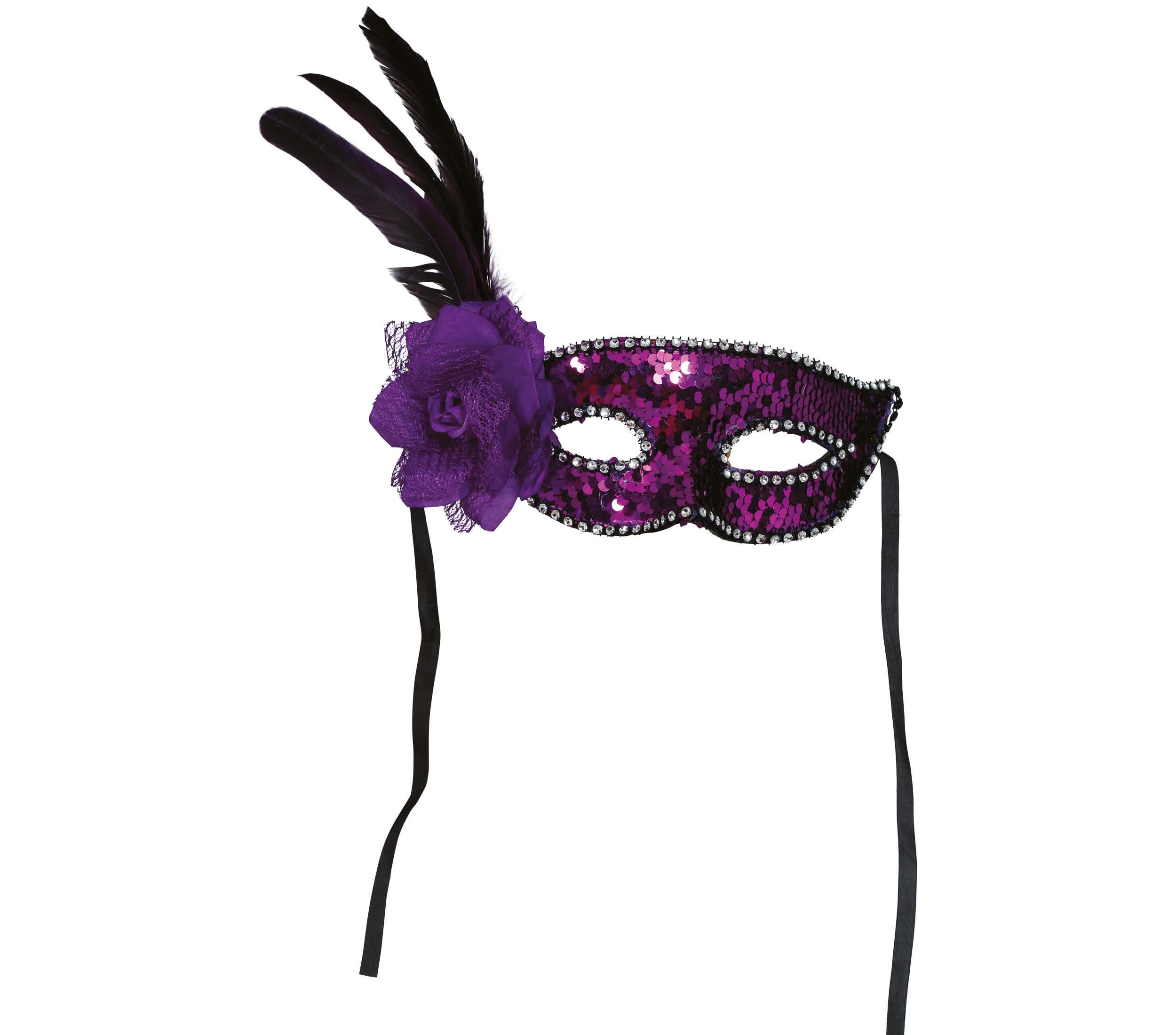 GP12062 – Karneval Von Venedig Glitzernde Ball – Farbe: Lila