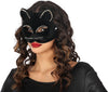 GP12080 – Katze Fledermaus Maske Halloween Tierische – Farbe: Schwarz