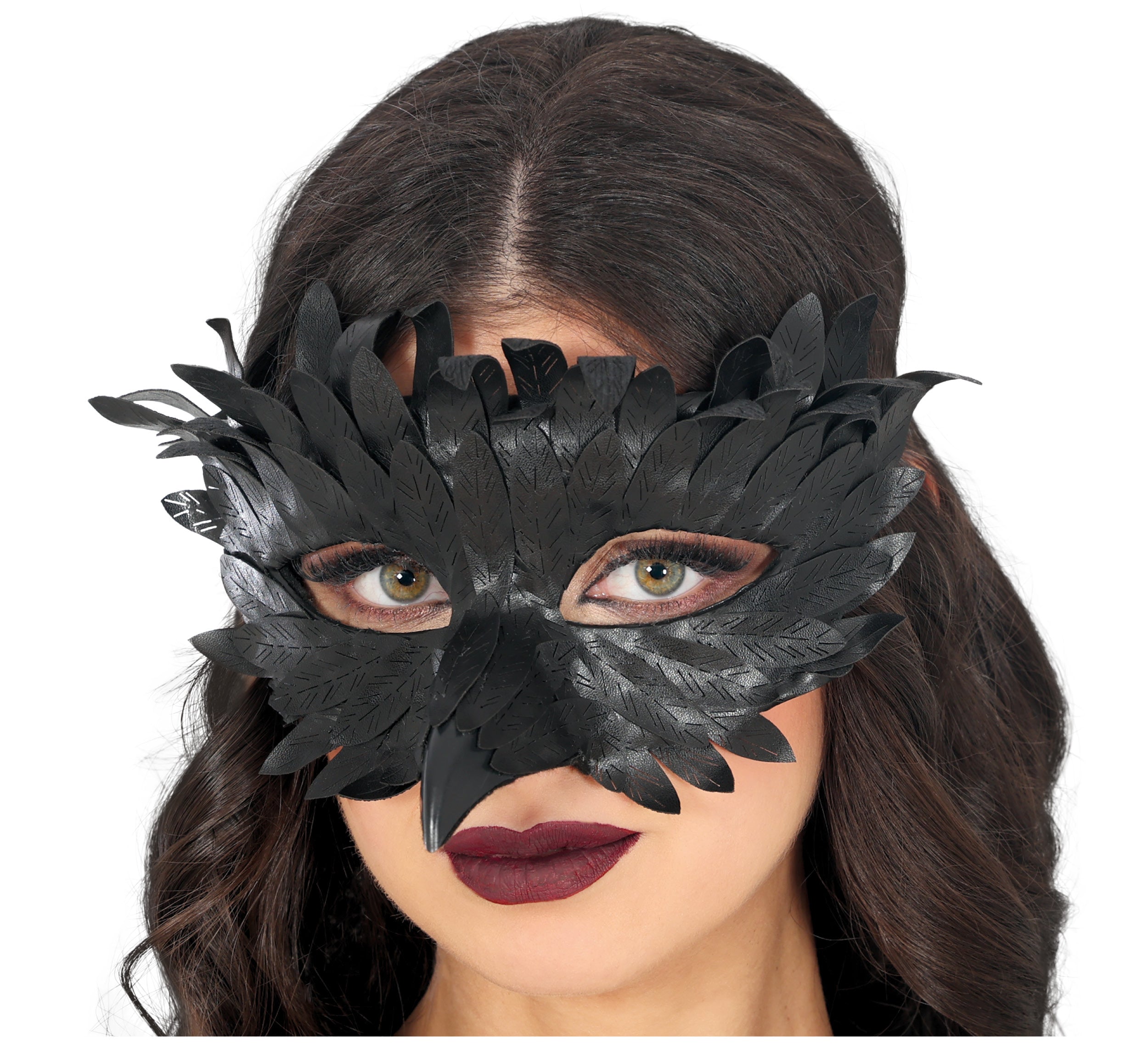 GP12081 – Halloween Vogelmaske Schnabel Karneval – Farbe: Schwarz
