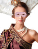 GP12400 – Karneval Venedig Mystische Augenmaske – Farbe: Pink