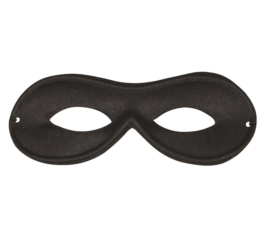 GP12444 – Banditen Maske Schwarz Karneval Fasching – Farbe: Schwarz, Ansicht 2