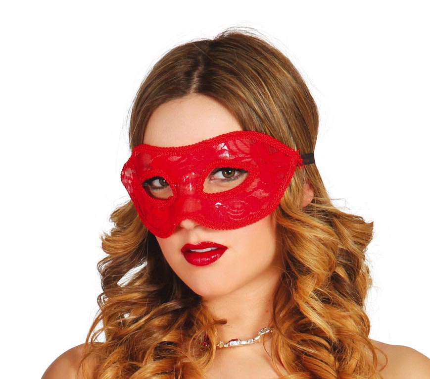 GP12701 – Marquisen Karneval Venedig Masquerade – Farbe: Rot