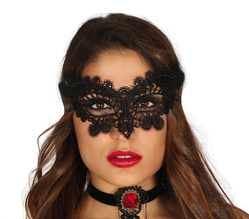 GP12901 – Karneval Venizianische Eleganz Schwarz – Farbe: Schwarz
