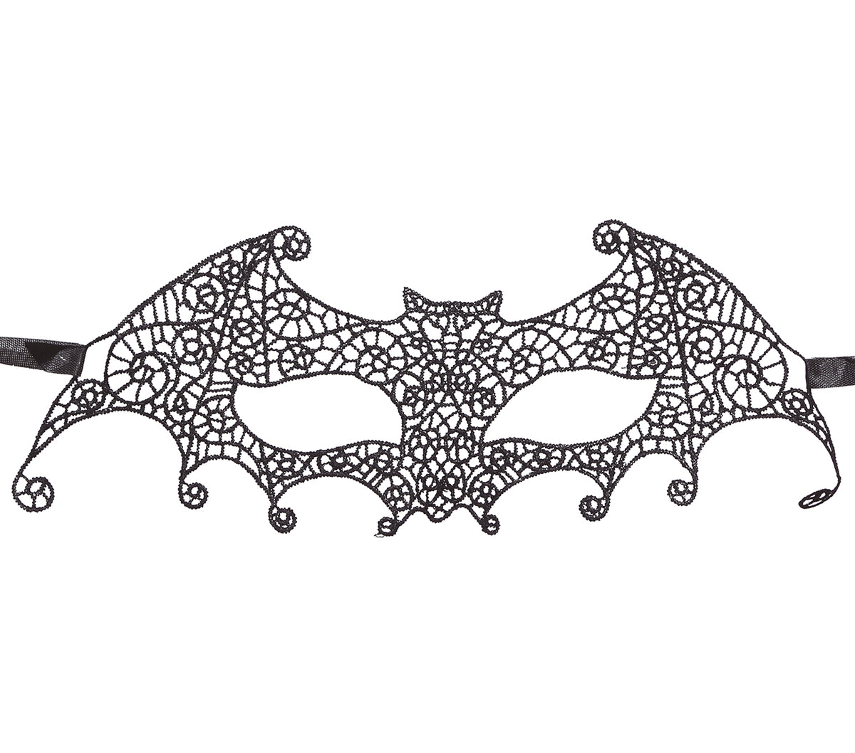 GP12903 – Fledermaus Cat Augenmaske Spitze Dunkel – Farbe: Schwarz