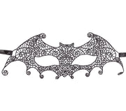 Fledermaus Spitzenmaske für Damen schwarz, Bild 2