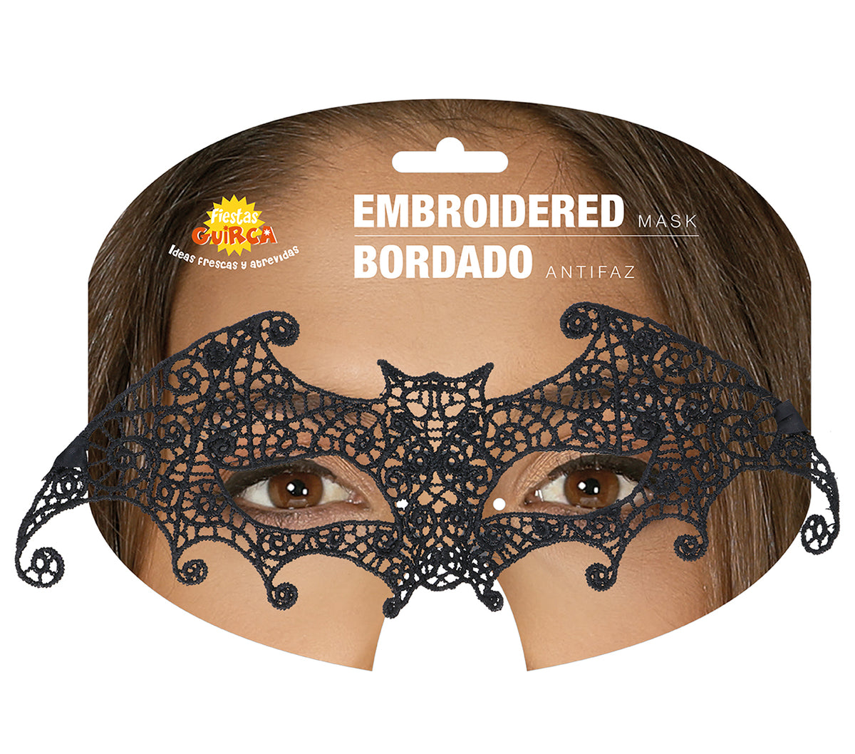 GP12903 – Fledermaus Cat Augenmaske Spitze Dunkel – Farbe: Schwarz