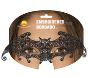 Fledermaus Spitzenmaske für Damen schwarz, Bild 3