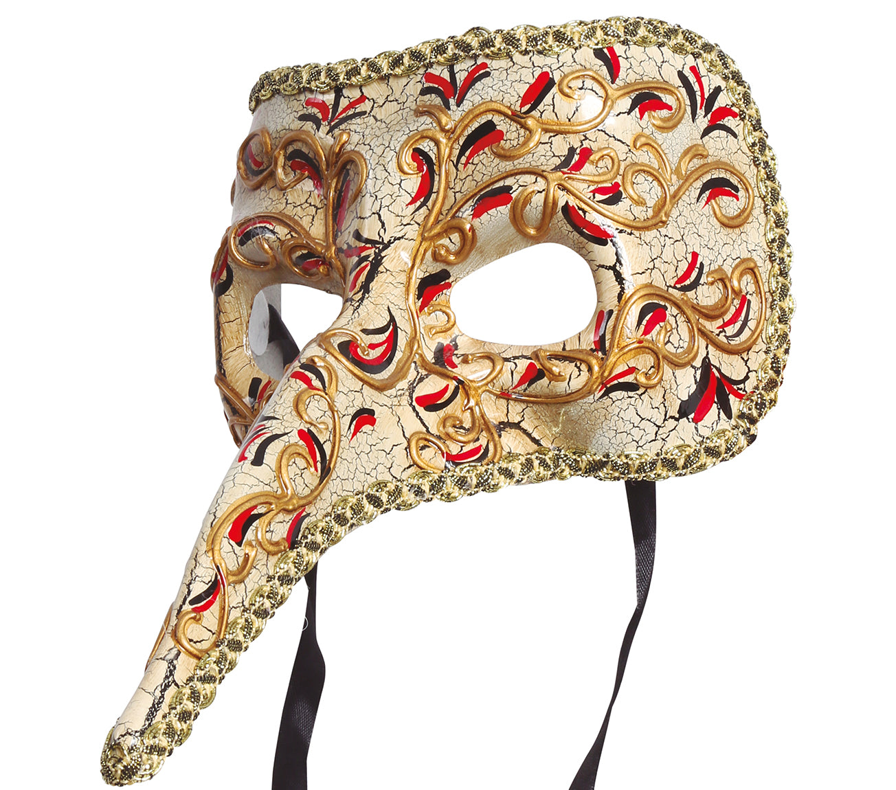 GP12924 – Karneval Venezianische Maske Mit – Farbe: Beige