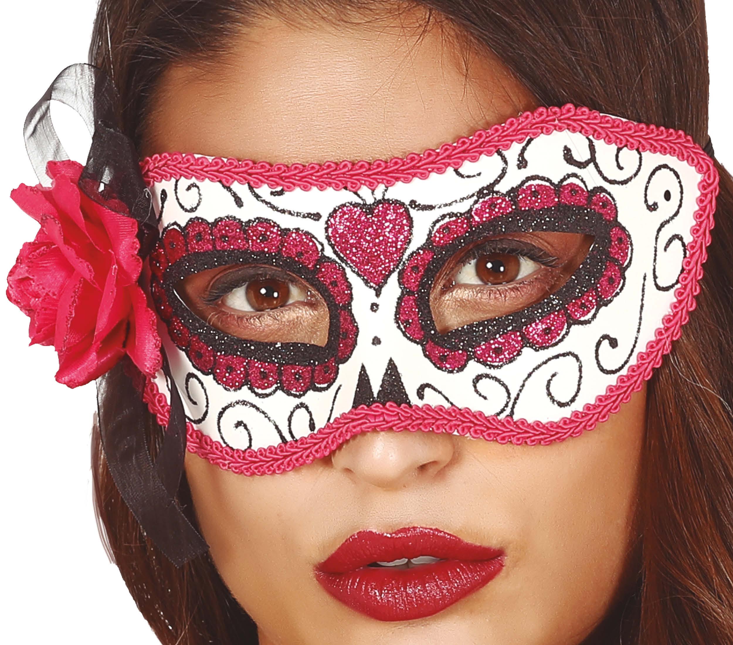 GP12926 – Tag Der Toten Maske Halloween – Farbe: Weiß