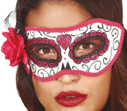Catrina Augenmaske für Damen mit Rose, Bild 1