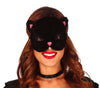 GP12933 – Katze Faschingsmaske Schwarz Rosa – Farbe: Schwarz