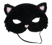 Katze Faschingsmaske Schwarz Rosa, Bild 2
