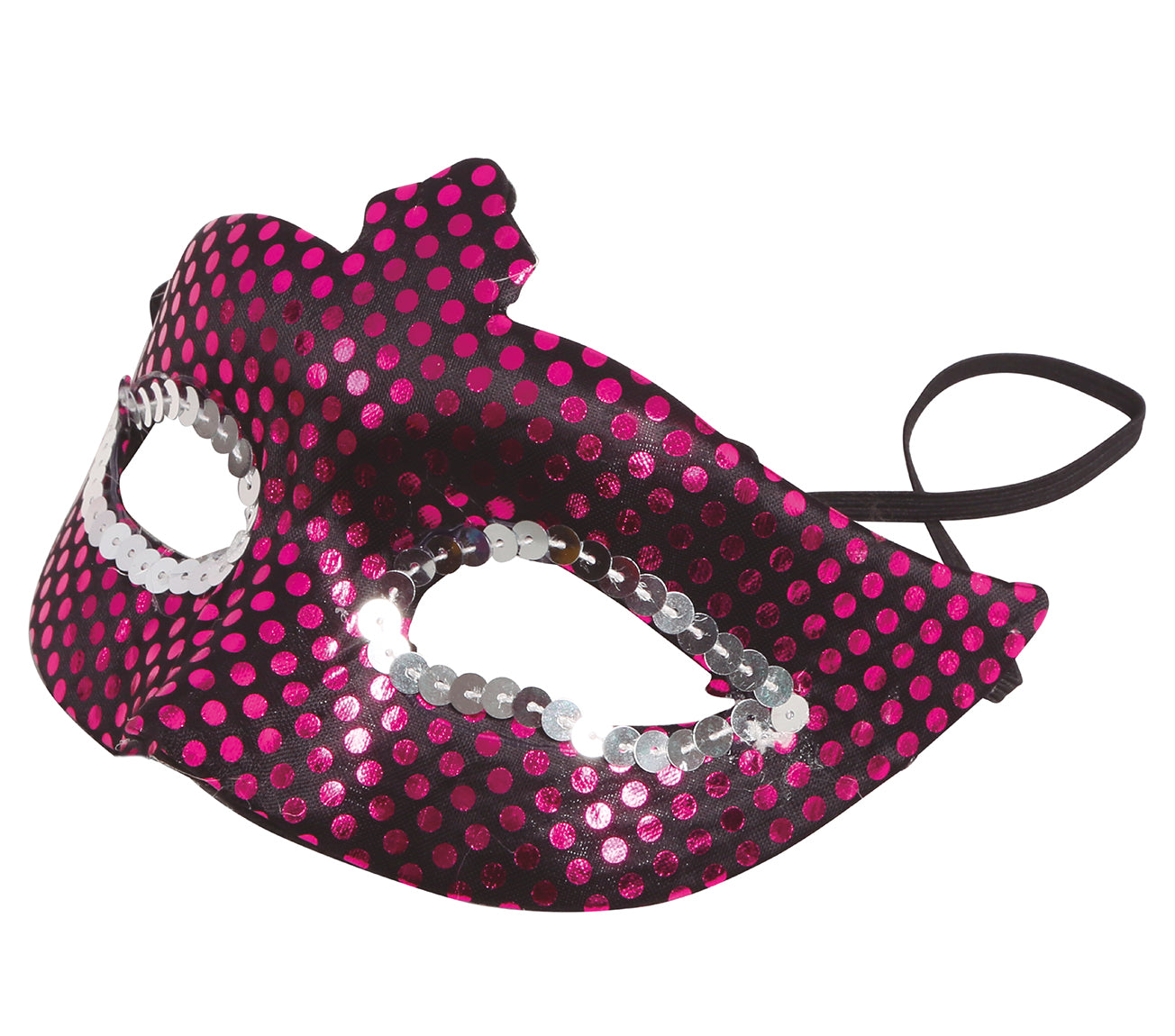 GP12937 – Karneval Venedig Festliche Augenmaske Glitzer – Farbe: Lila