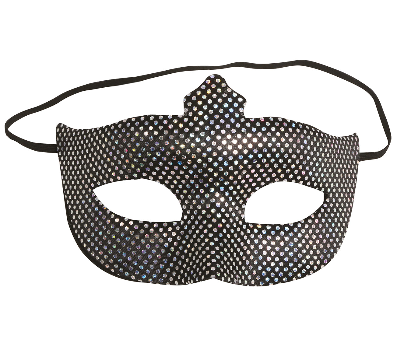 GP12937 – Karneval Venedig Festliche Augenmaske Glitzer – Farbe: Silber