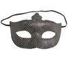 GP12937 – Karneval Venedig Festliche Augenmaske Glitzer – Farbe: Silber