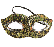 Karneval Venedig Maske Schwarz Gold, Bild 2