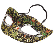 Karneval Venedig Maske Schwarz Gold, Bild 3
