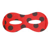GP12940 – Superheld Maske Rot Schwarz Punkte Fasnacht – Farbe: Rot
