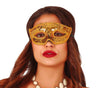GP12952 – Karneval Venedig Glitzer Maske – Farbe: Gold