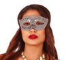 GP12952 – Karneval Venedig Glitzer Maske – Farbe: Silber