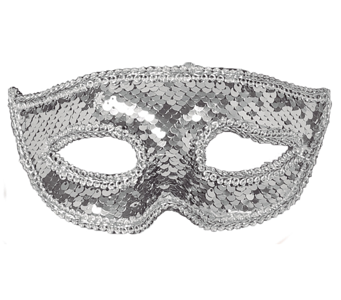 GP12952 – Karneval Venedig Glitzer Maske – Farbe: Silber