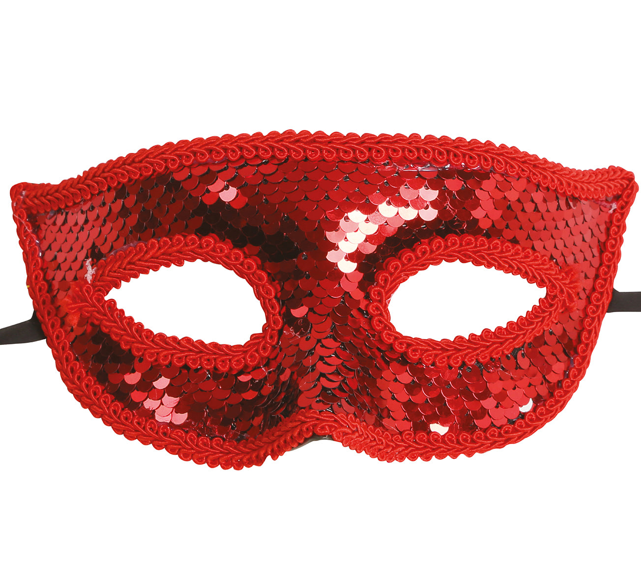 GP12952 – Karneval Venedig Glitzer Maske – Farbe: Rot